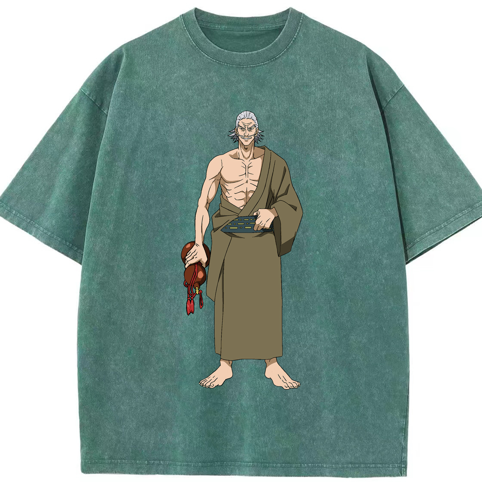 （画像用） 呪術廻戦 Jujutsu Kaisen 綿100% ヴィンテージ風 半袖Tシャツ（フロントプリント）